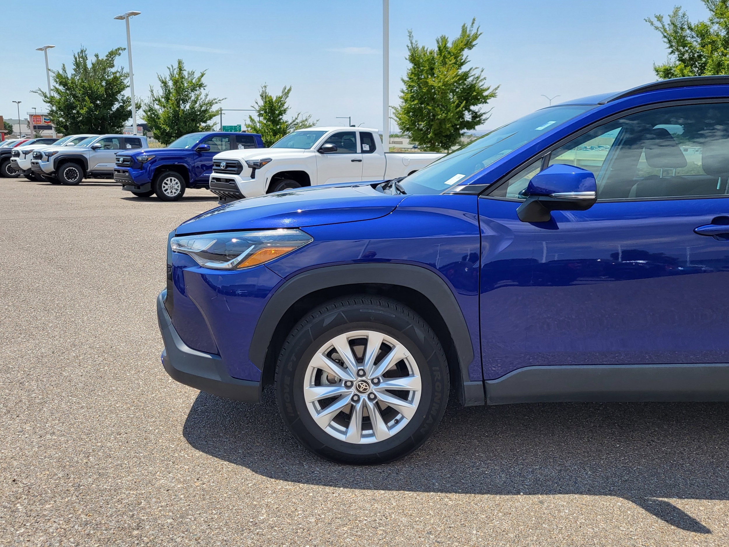Certified 2022 Toyota Corolla Cross LE with VIN 7MUCAABG9NV029615 for sale in Northfield, Minnesota