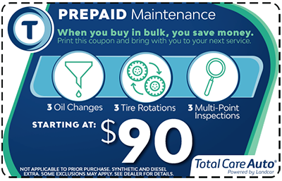 Prepaid Maintenance Special Prepaid Maintenance Special