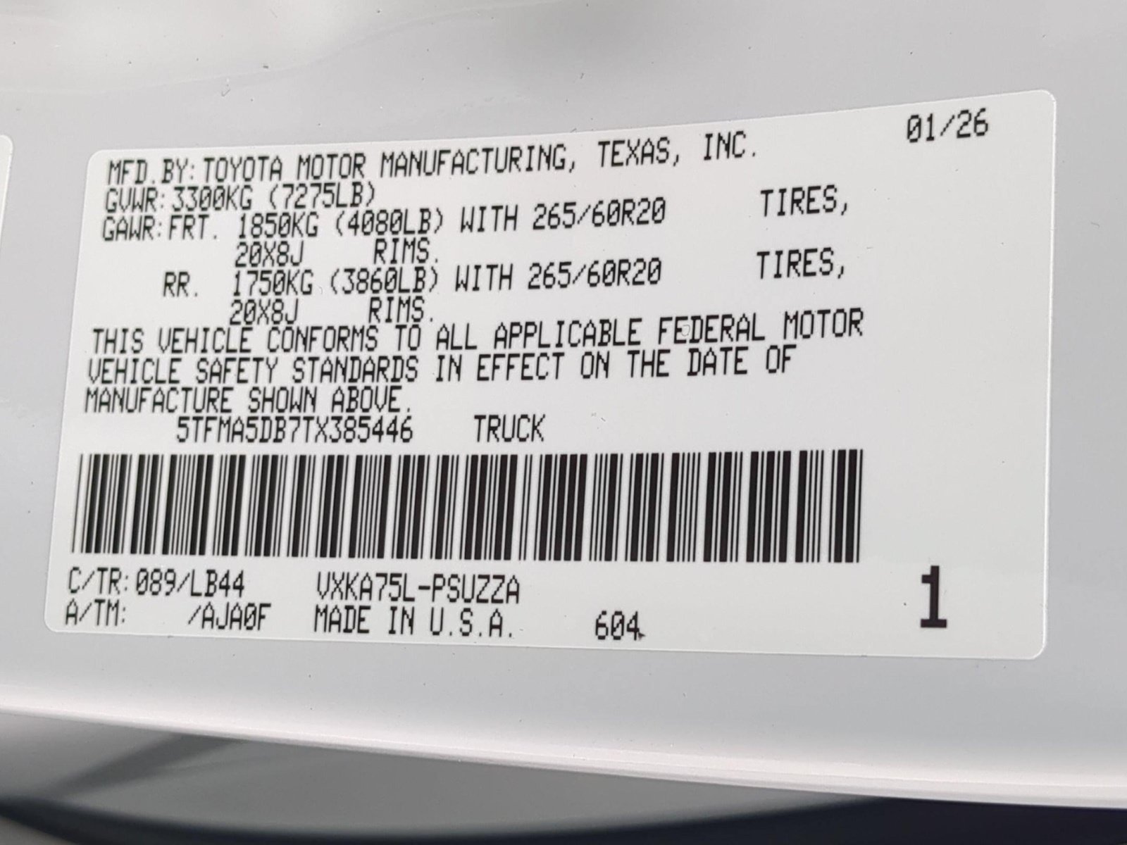2026 Toyota Tundra 1794 Edition - Photo 21