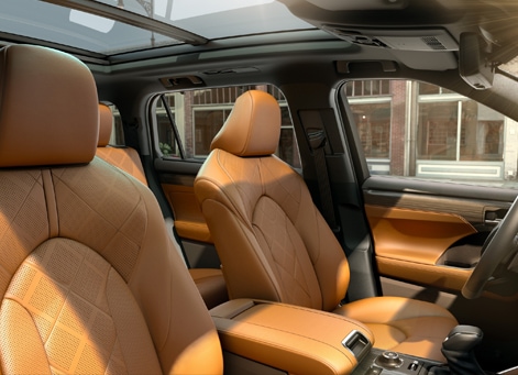 Front Seating on All-New 2020 Toyota Highlander Front Seating on All-New 2020 Toyota Highlander