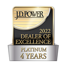 J.D. Power 2022 Dealer of Excellence for the Customer Sales Experience for 4 Years