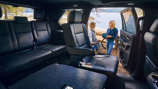 Check out the New Toyota Sequoia's redesigned interior with comfy 3-row seating.