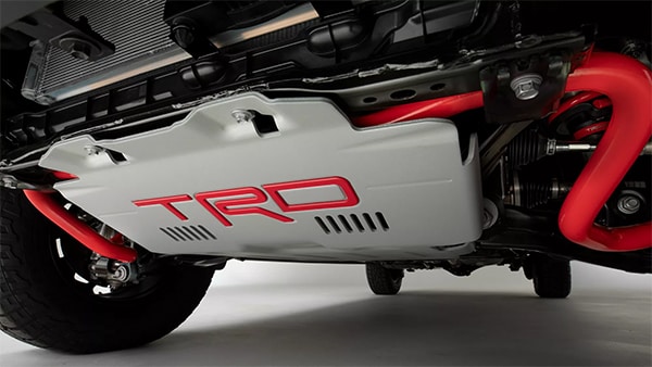 Early exterior Images released of the All-new 2022 Toyota Tundra - TRD Skid Plate shown.