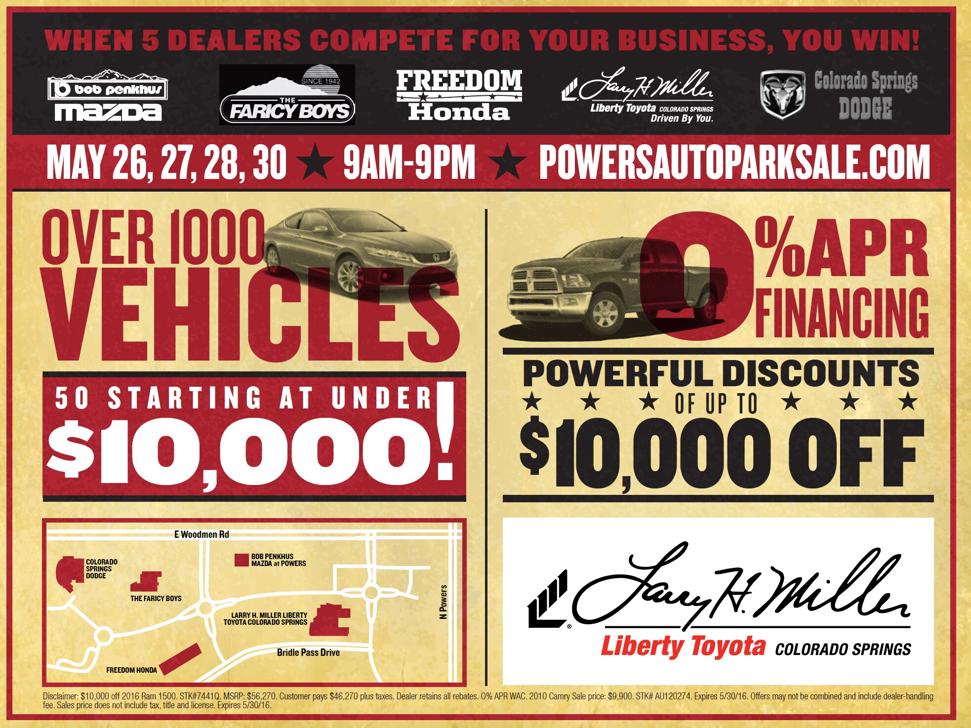 Larry H Miller Toyota Colorado Springs >> Powers Auto Park Memorial Day Sale Liberty Toyota Colorado Larry H Miller Toyota Colorado Springs >> Powers Auto Park Memorial Day Sale Liberty Toyota Colorado