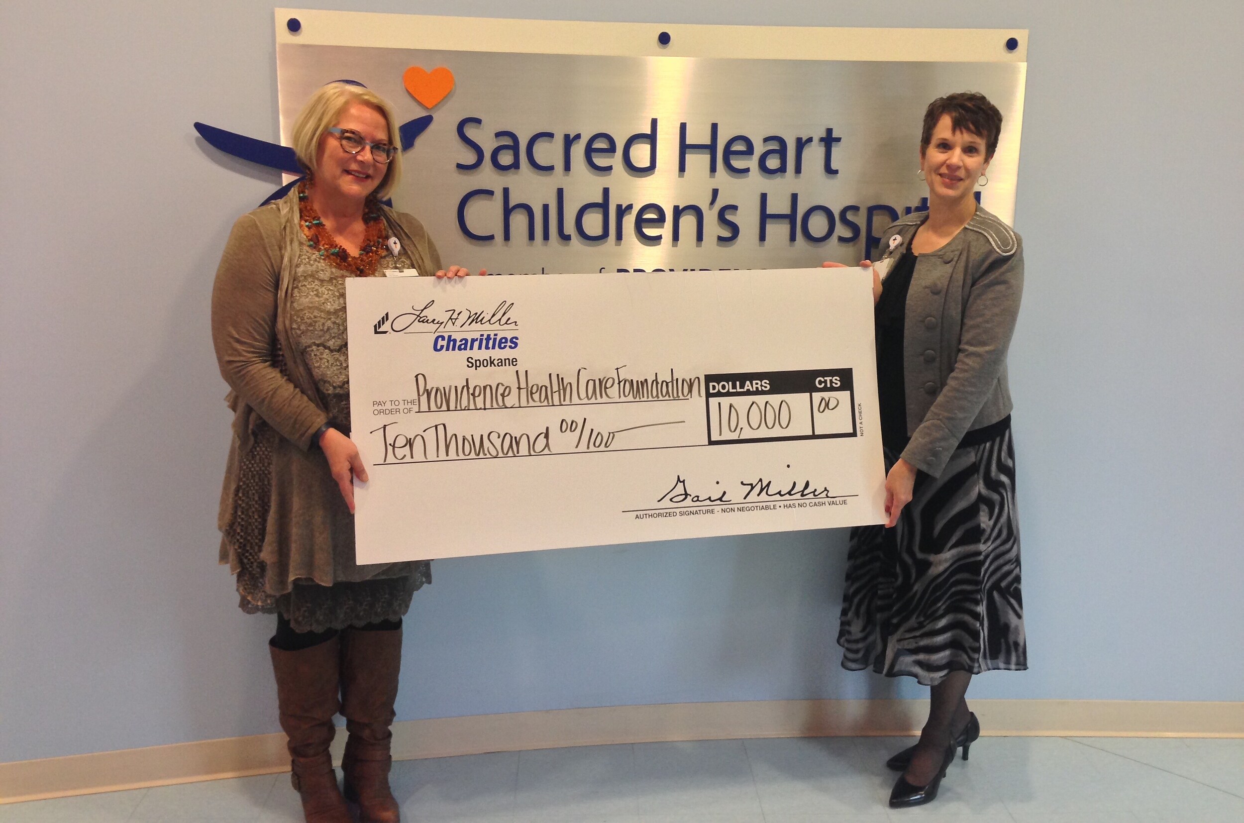 Larry H. Miller Spokane Dealerships donation