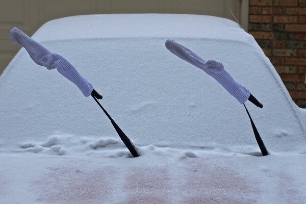 socks on wiper blades