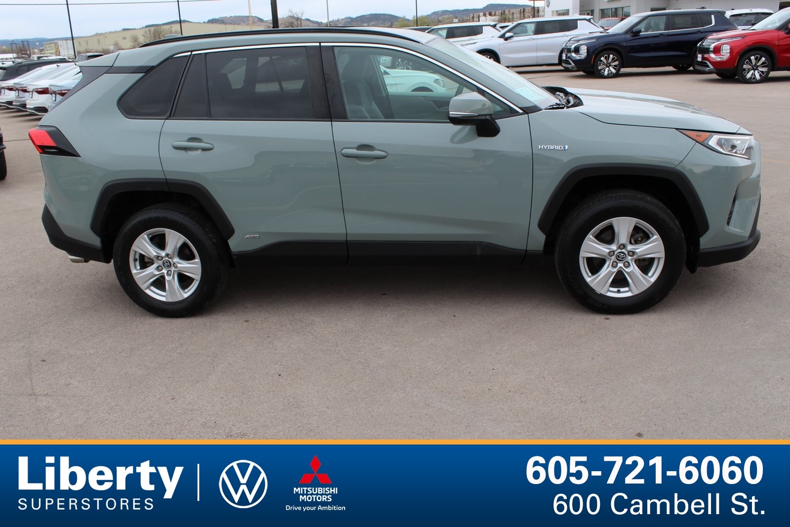 Used 2020 Toyota RAV4 XLE with VIN 4T3RWRFV2LU007819 for sale in Rapid City, SD