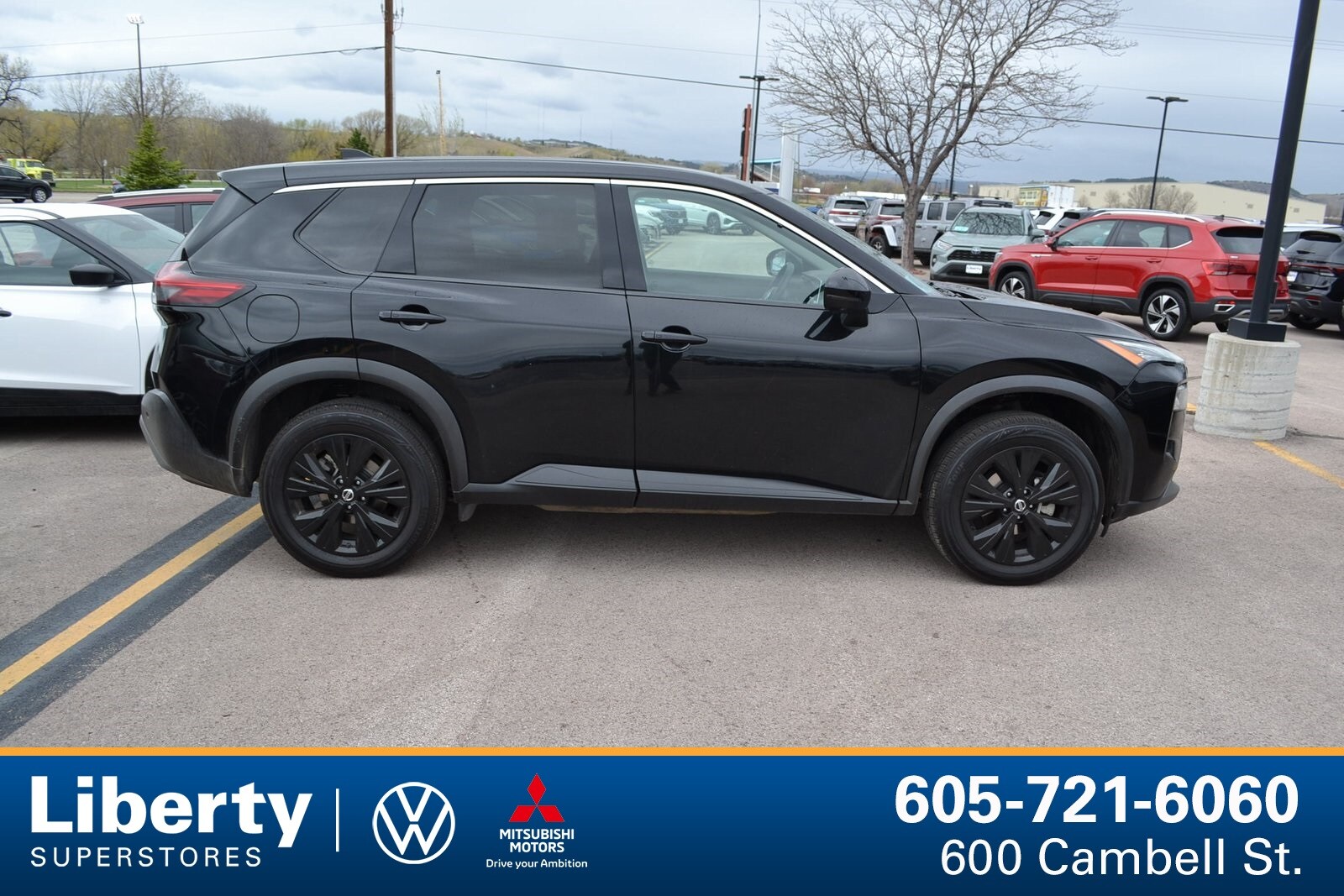 Used 2021 Nissan Rogue SV with VIN 5N1AT3BB7MC718012 for sale in Rapid City, SD