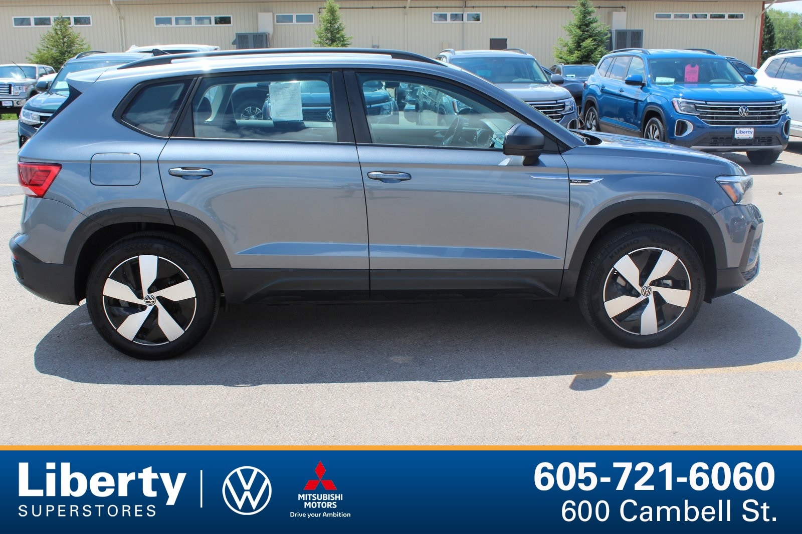 Used 2024 Volkswagen Taos S with VIN 3VV8X7B22RM069659 for sale in Rapid City, SD