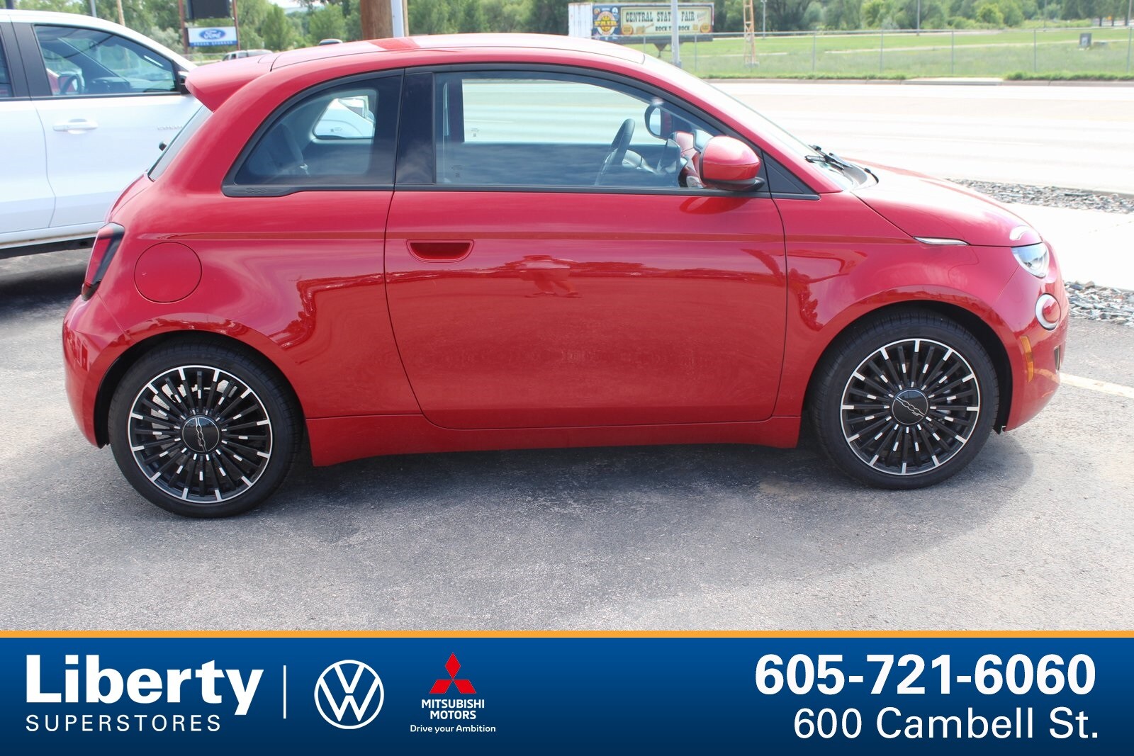Used 2024 FIAT 500e Base with VIN ZFAFFAA41RX212305 for sale in Rapid City, SD
