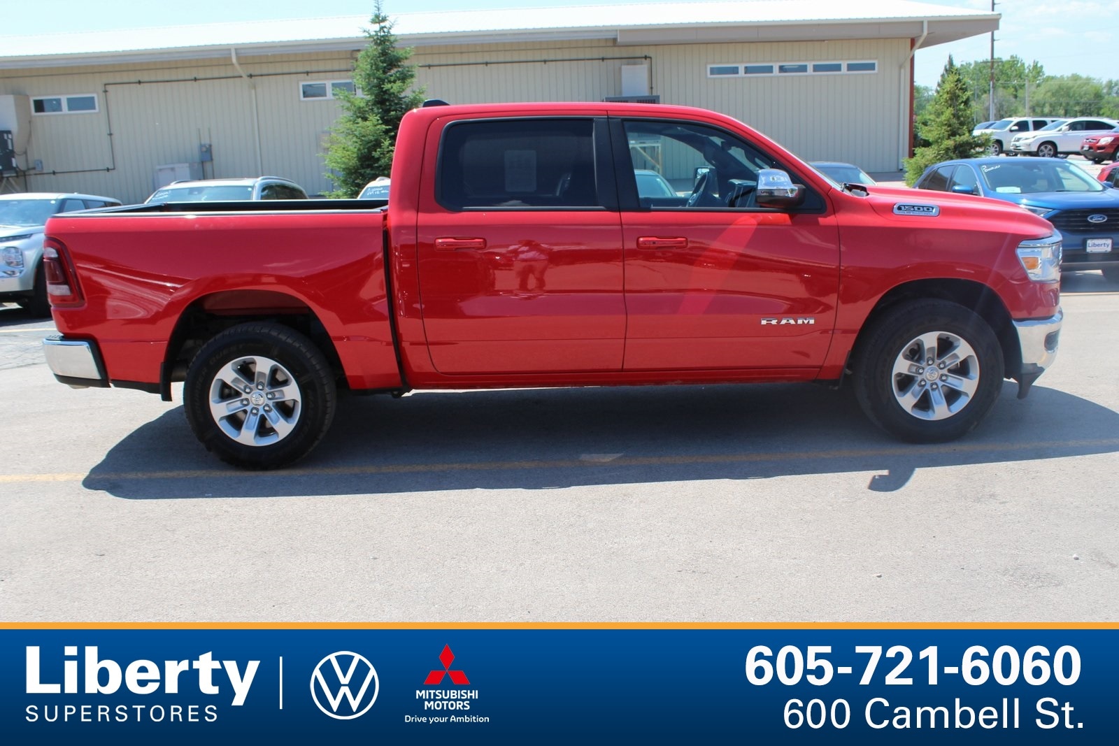 Used 2024 RAM Ram 1500 Pickup Laramie with VIN 1C6SRFJT6RN210703 for sale in Rapid City, SD