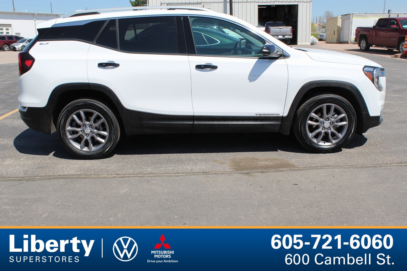 Used 2024 GMC Terrain SLT with VIN 3GKALVEG4RL138112 for sale in Rapid City, SD