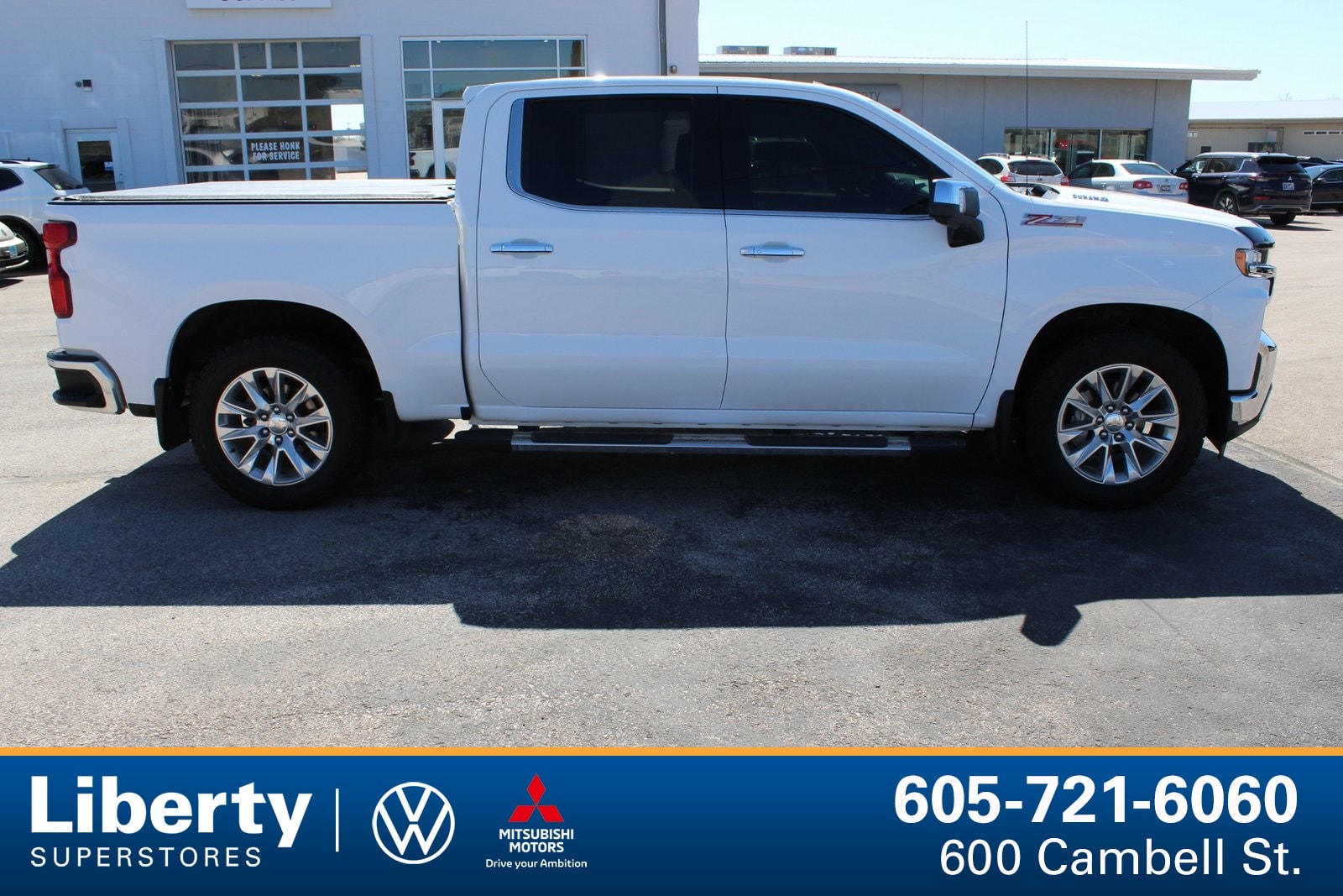 Used 2021 Chevrolet Silverado 1500 LTZ with VIN 3GCUYGET1MG130750 for sale in Rapid City, SD