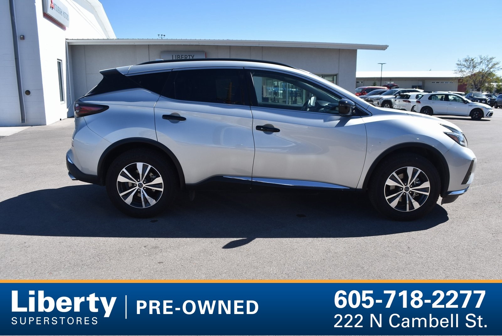 Used 2023 Nissan Murano SV with VIN 5N1AZ2BS0PC140168 for sale in Rapid City, SD