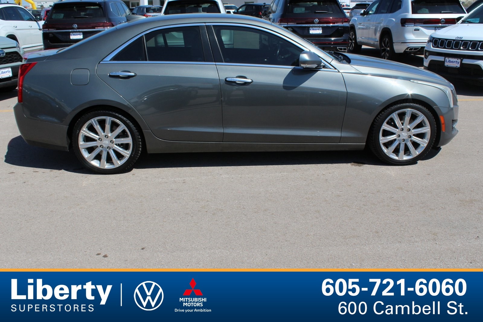 Used 2017 Cadillac ATS Sedan Luxury with VIN 1G6AB5SX6H0140381 for sale in Rapid City, SD