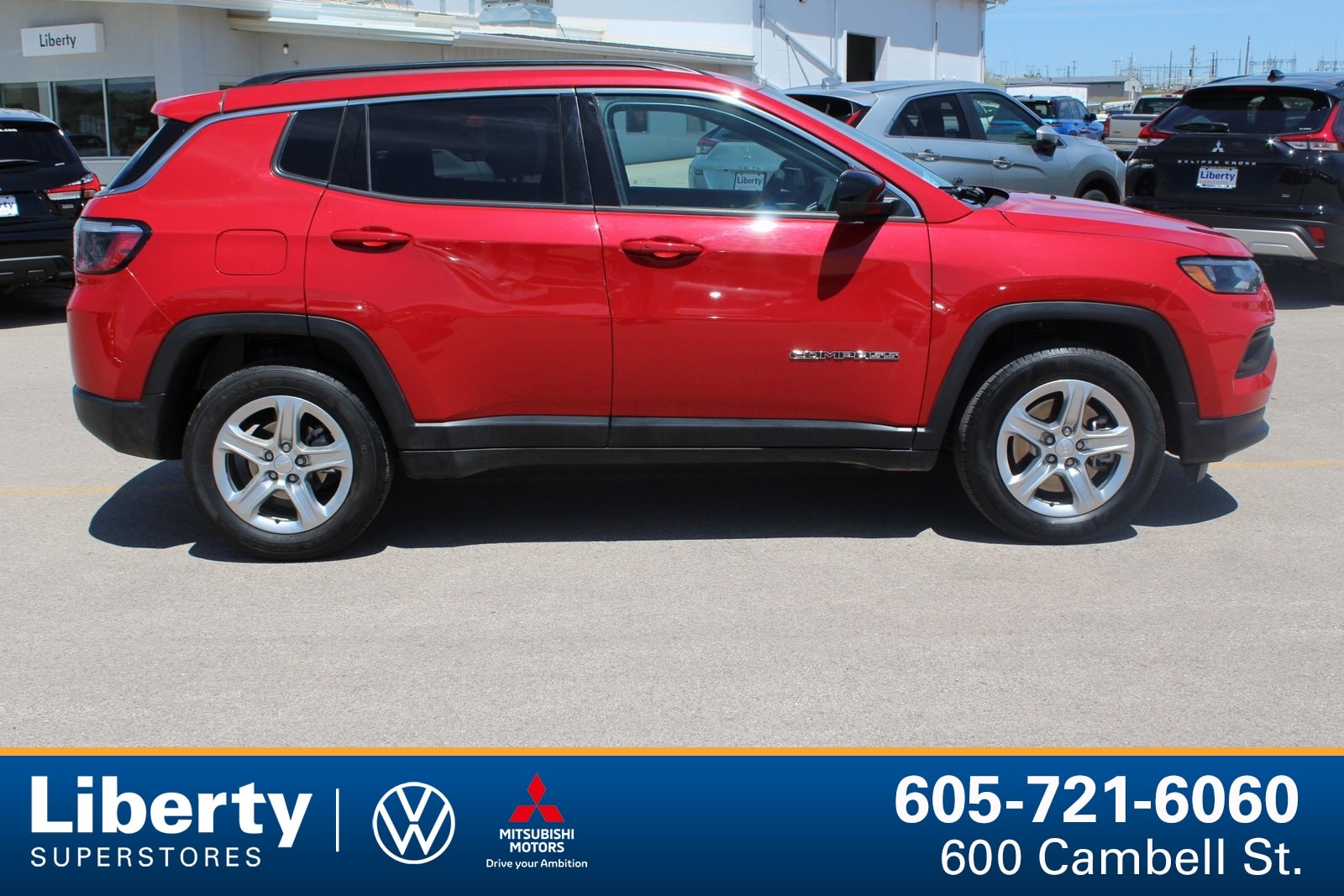 Used 2024 Jeep Compass Latitude with VIN 3C4NJDBN6RT603473 for sale in Rapid City, SD