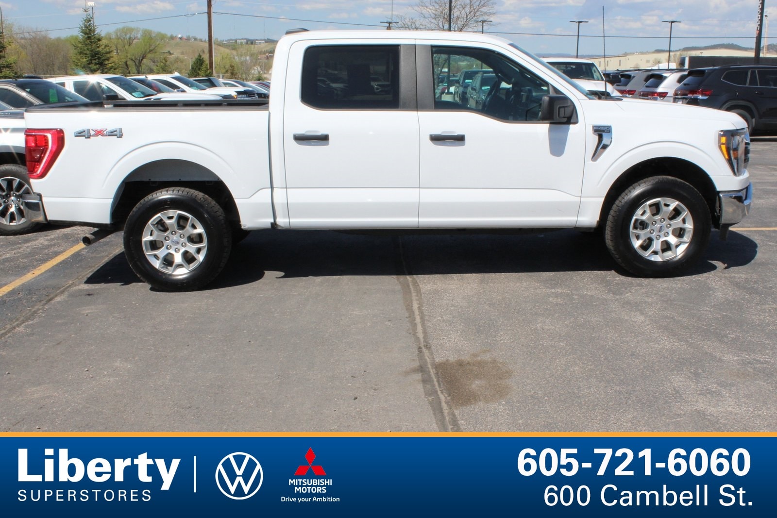 Used 2023 Ford F-150 XLT with VIN 1FTFW1E89PFC77427 for sale in Rapid City, SD