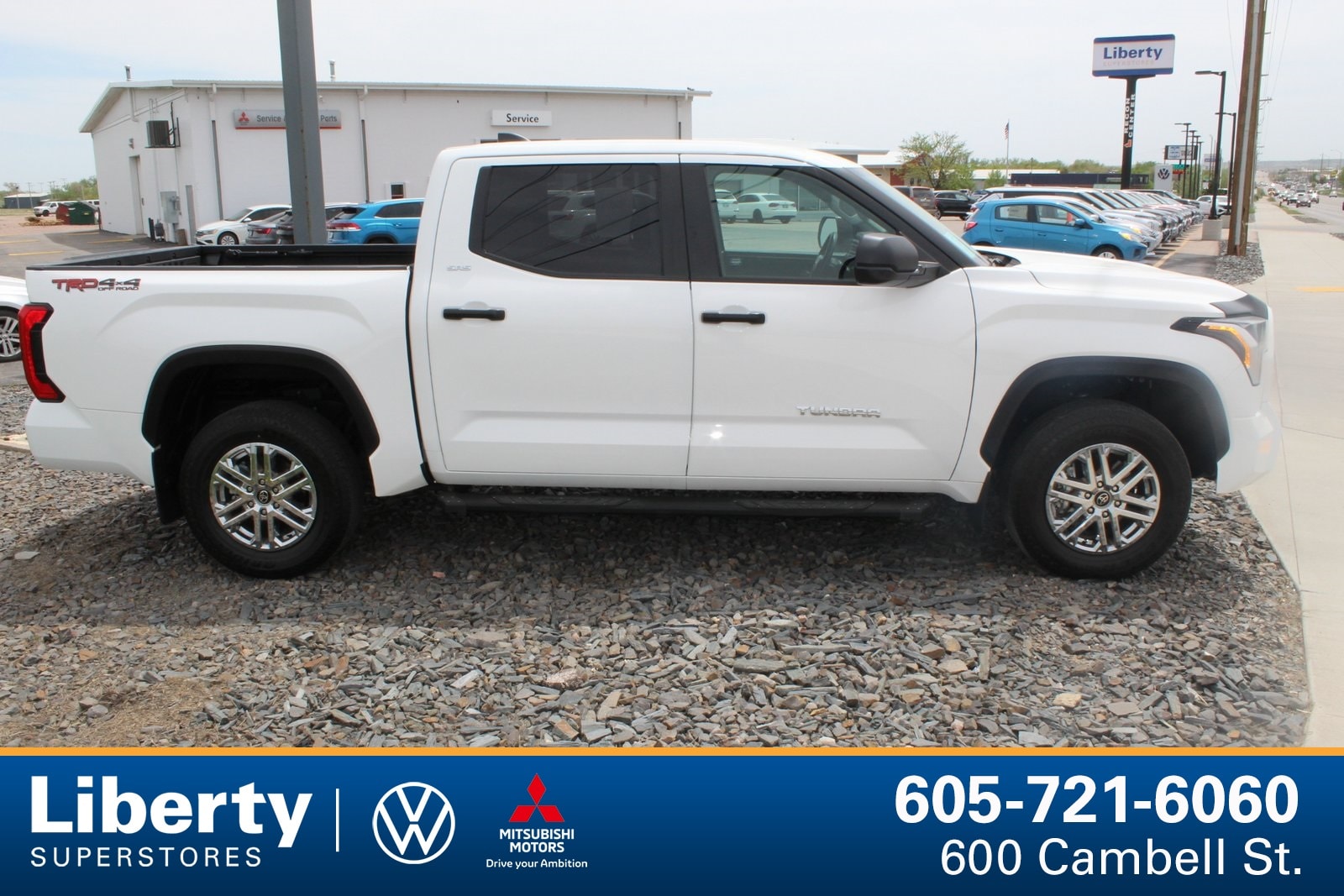 Used 2024 Toyota Tundra SR5 with VIN 5TFLA5DB2RX133978 for sale in Rapid City, SD