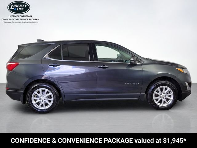 Certified 2018 Chevrolet Equinox LT with VIN 3GNAXSEV0JL406257 for sale in Brunswick, OH