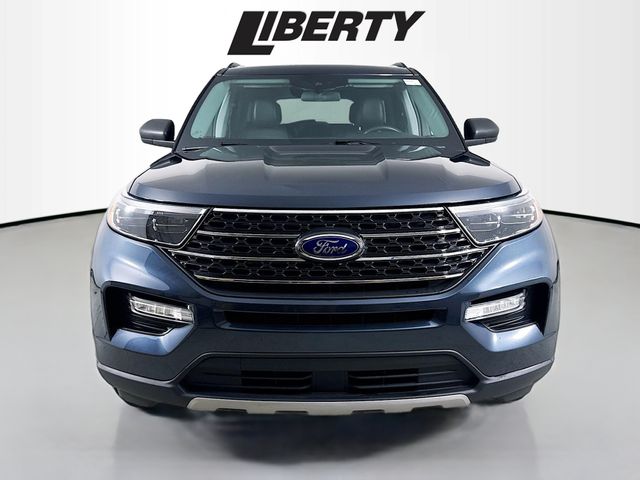 Used 2022 Ford Explorer XLT with VIN 1FMSK8DH6NGA59596 for sale in Canton, OH