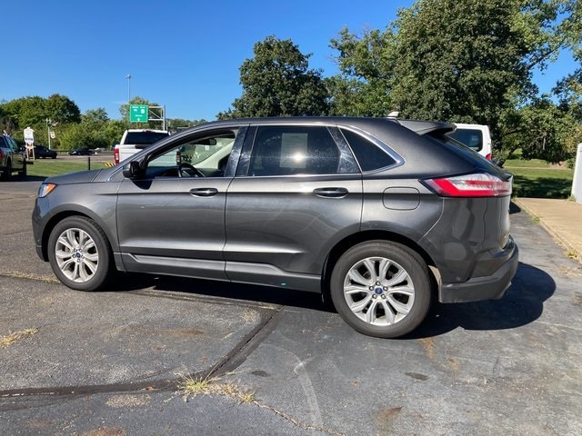 Used 2020 Ford Edge Titanium with VIN 2FMPK4K97LBA77345 for sale in Canton, OH