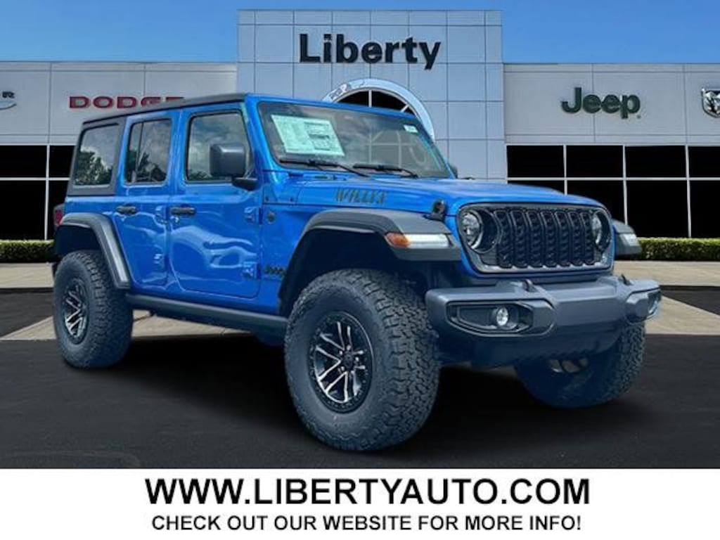 New 2025 Jeep Wrangler 4-DOOR WILLYS Sport Utility