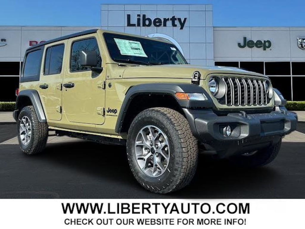 New 2025 Jeep Wrangler 4-DOOR SPORT S Sport Utility