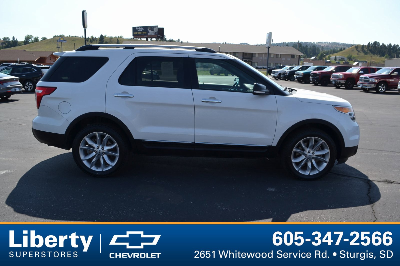 Used 2015 Ford Explorer XLT with VIN 1FM5K8D88FGC50130 for sale in Sturgis, SD