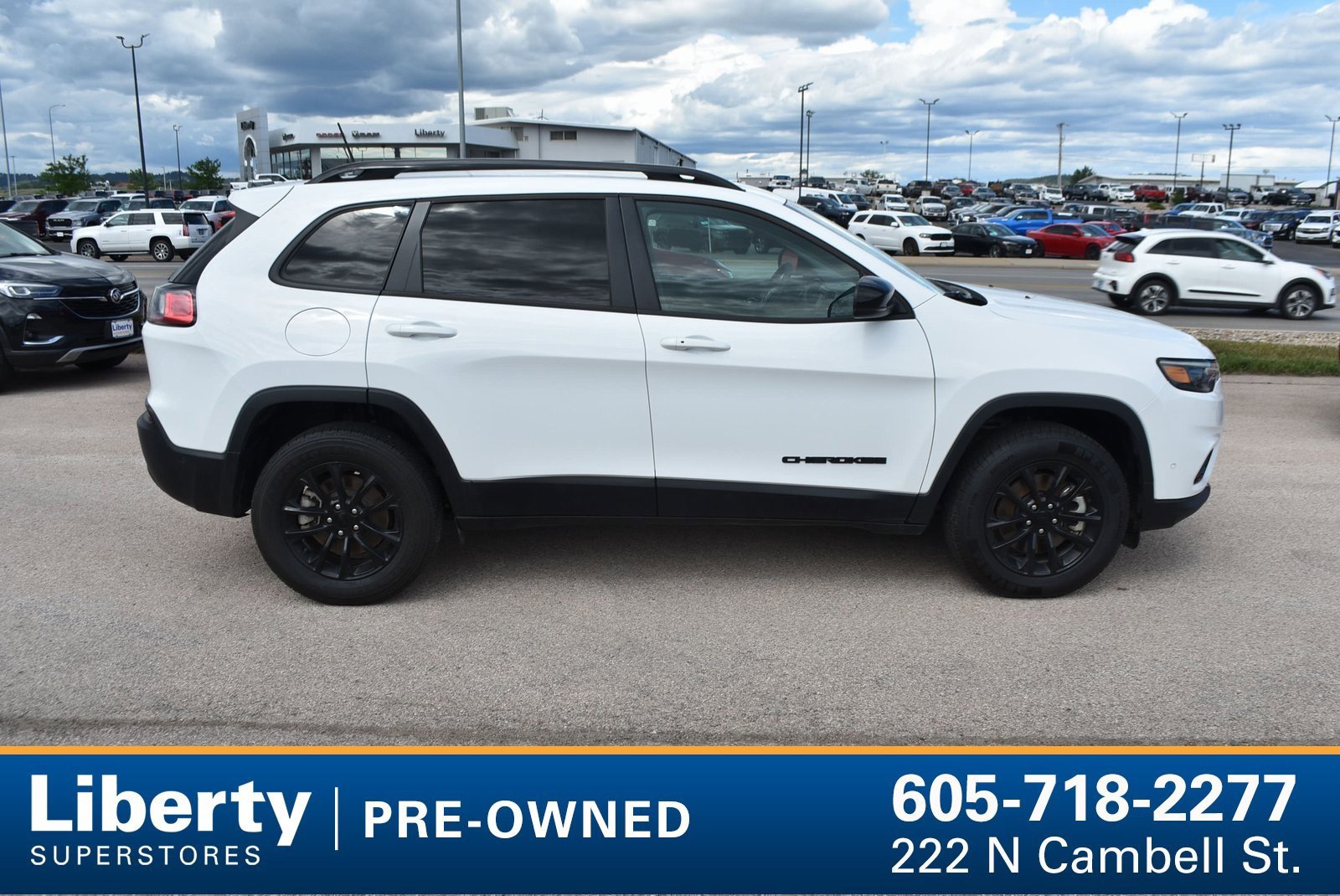 Used 2023 Jeep Cherokee Altitude Lux with VIN 1C4PJMMB5PD113721 for sale in Sturgis, SD