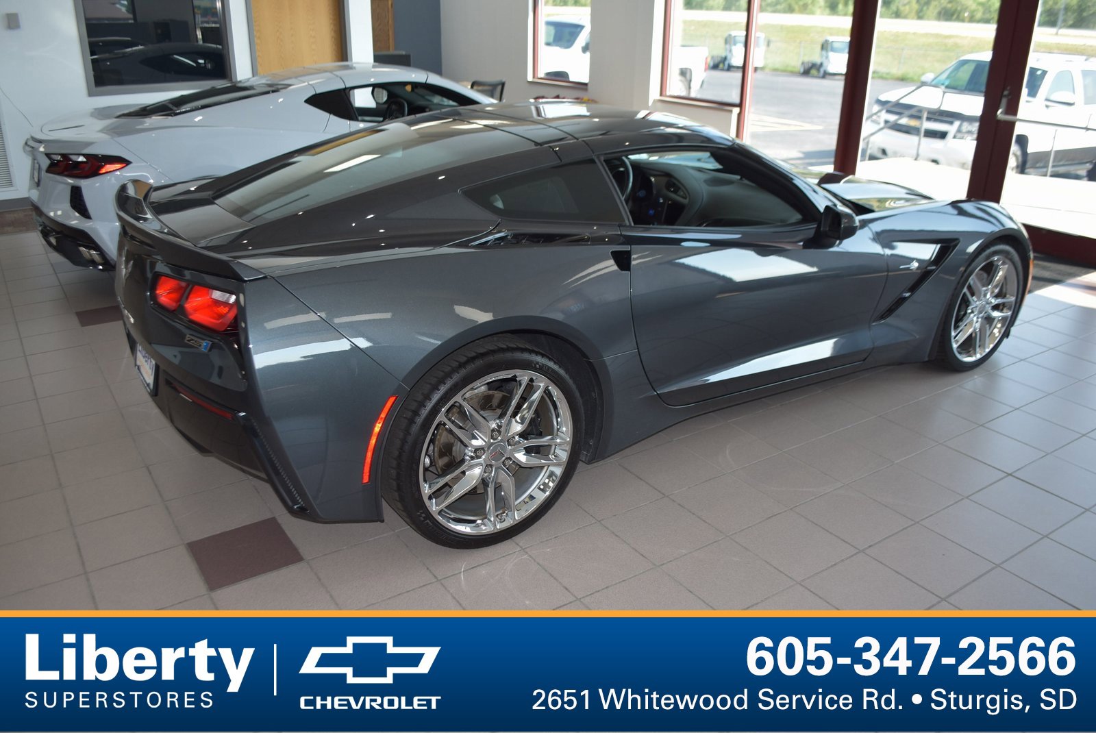 Used 2014 Chevrolet Corvette Z51 with VIN 1G1YG2D77E5116669 for sale in Sturgis, SD