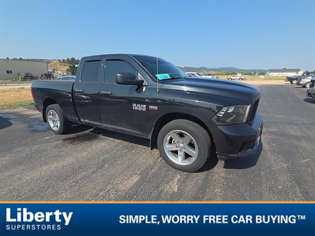 Used 2017 Ram 1500 Express Quad Cab 4x4 64 Box Truck