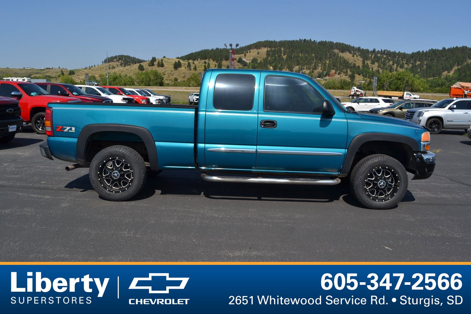 Used 2003 GMC Sierra 1500 SLE with VIN 1GTEK19T03Z231774 for sale in Sturgis, SD