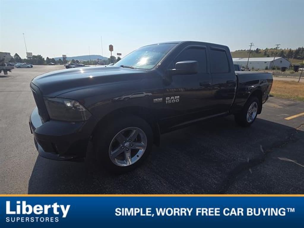 Used 2017 Ram 1500 Express Quad Cab 4x4 64 Box Truck