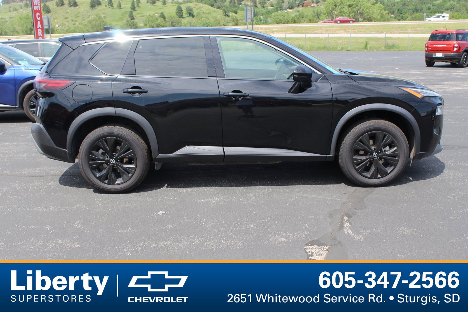 Used 2021 Nissan Rogue SV with VIN 5N1AT3BB7MC718012 for sale in Sturgis, SD