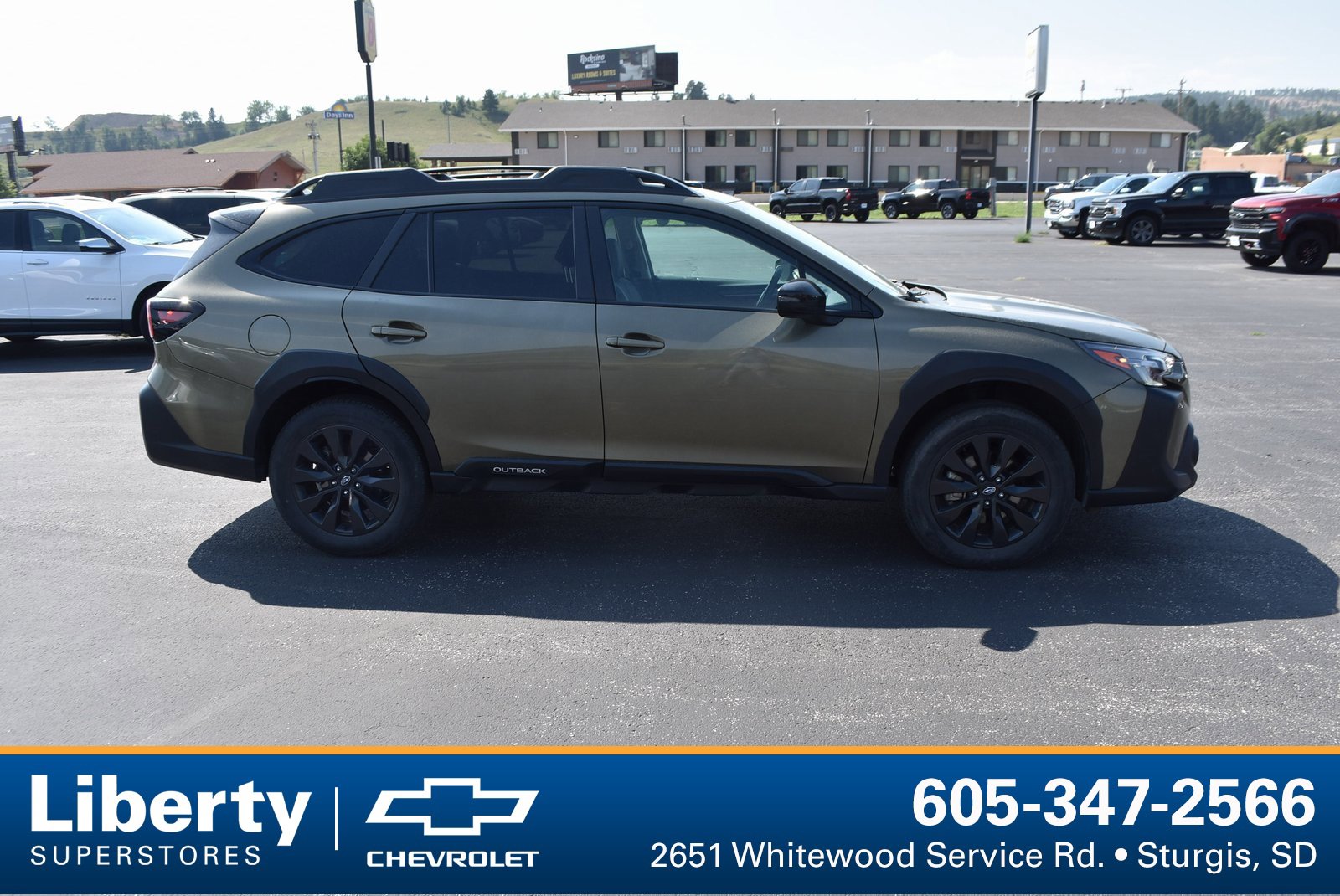 Used 2023 Subaru Outback Onyx Edition with VIN 4S4BTALC4P3224324 for sale in Sturgis, SD