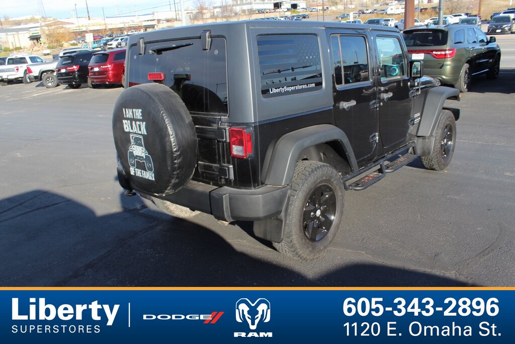 Used 2016 Jeep Wrangler JK Unlimited Sport 4X4 SUV