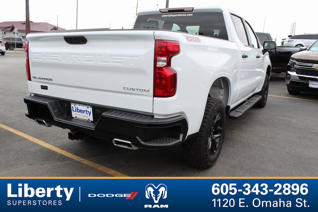 Used 2024 Chevrolet Silverado 1500 Custom Trail Boss Truck Crew Cab
