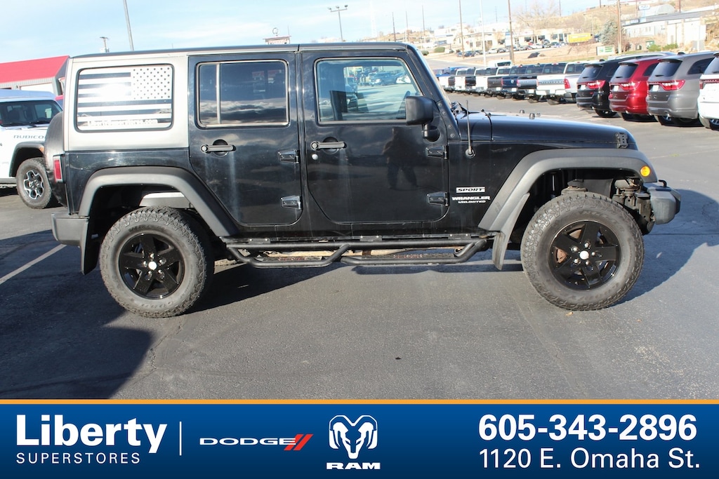 Used 2016 Jeep Wrangler JK Unlimited Sport 4X4 SUV