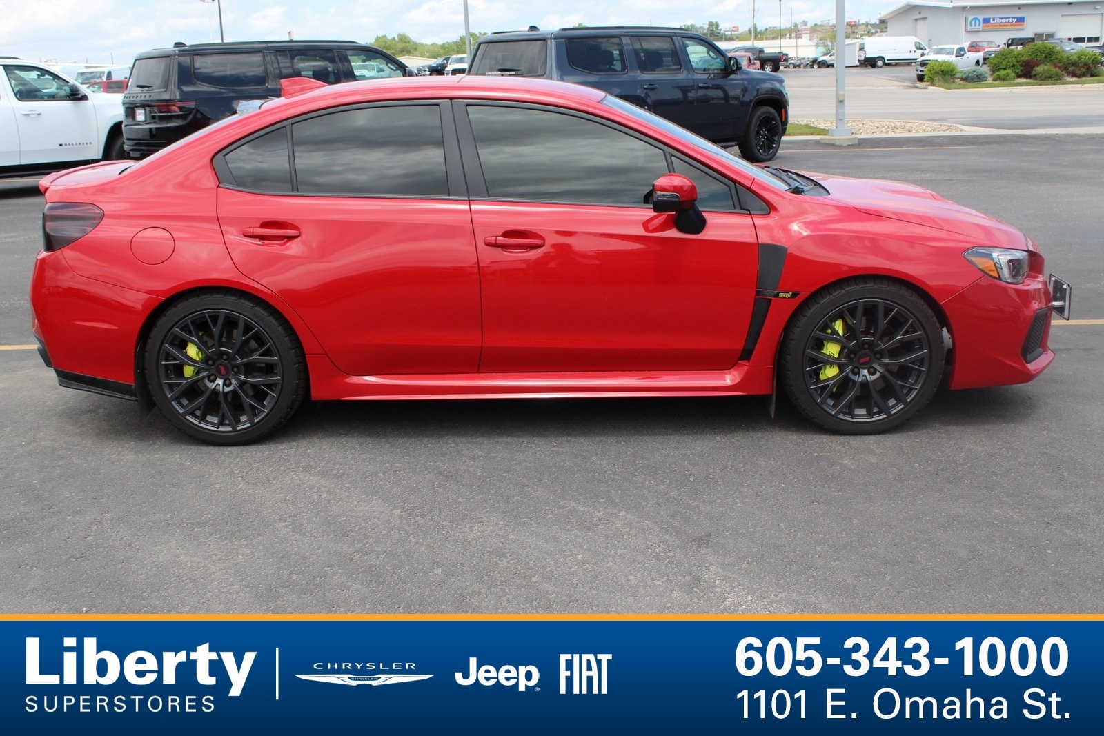 Used 2019 Subaru WRX STI Base with VIN JF1VA2R69K9809295 for sale in Rapid City, SD