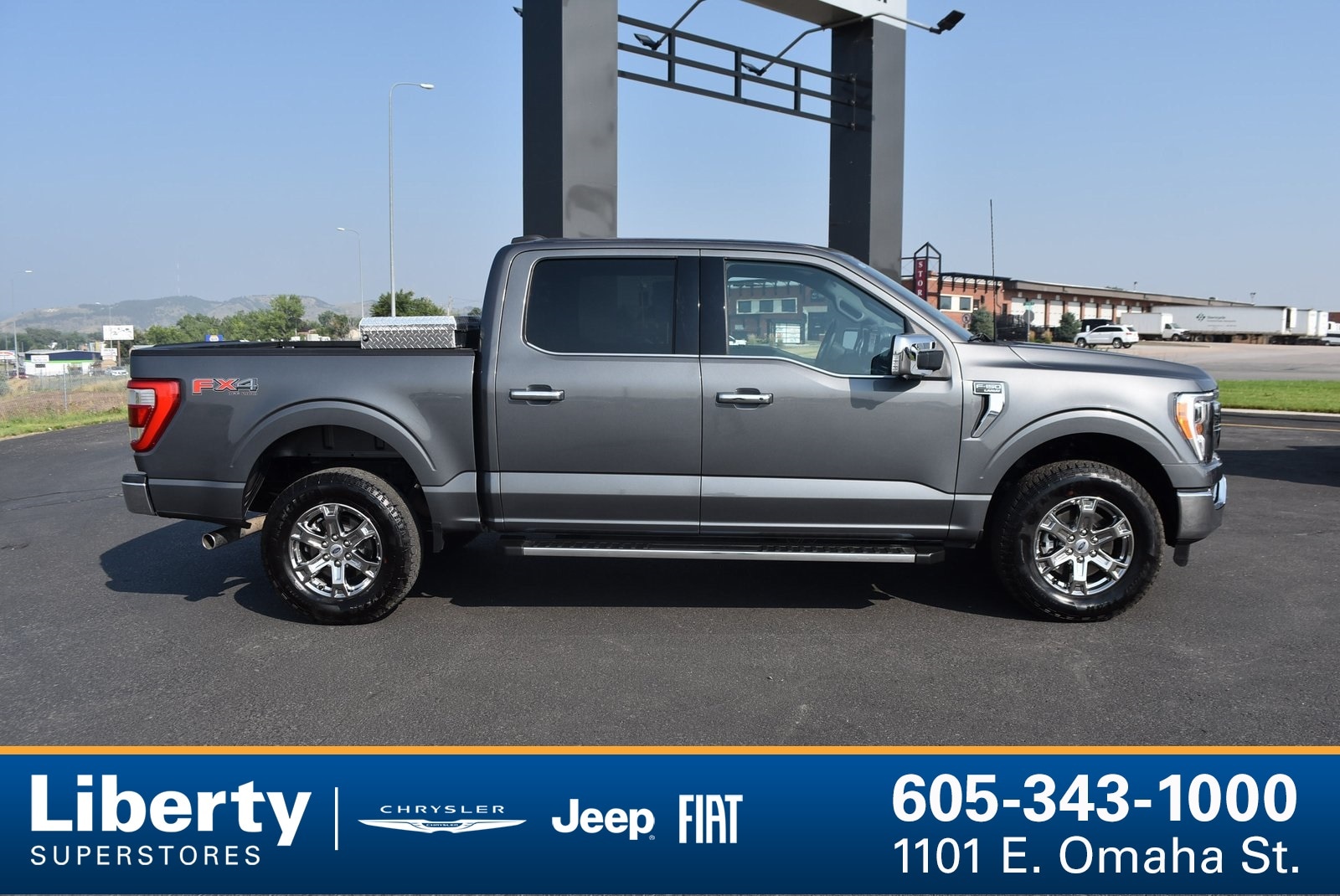 Used 2023 Ford F-150 Lariat with VIN 1FTFW1E83PKF95177 for sale in Rapid City, SD