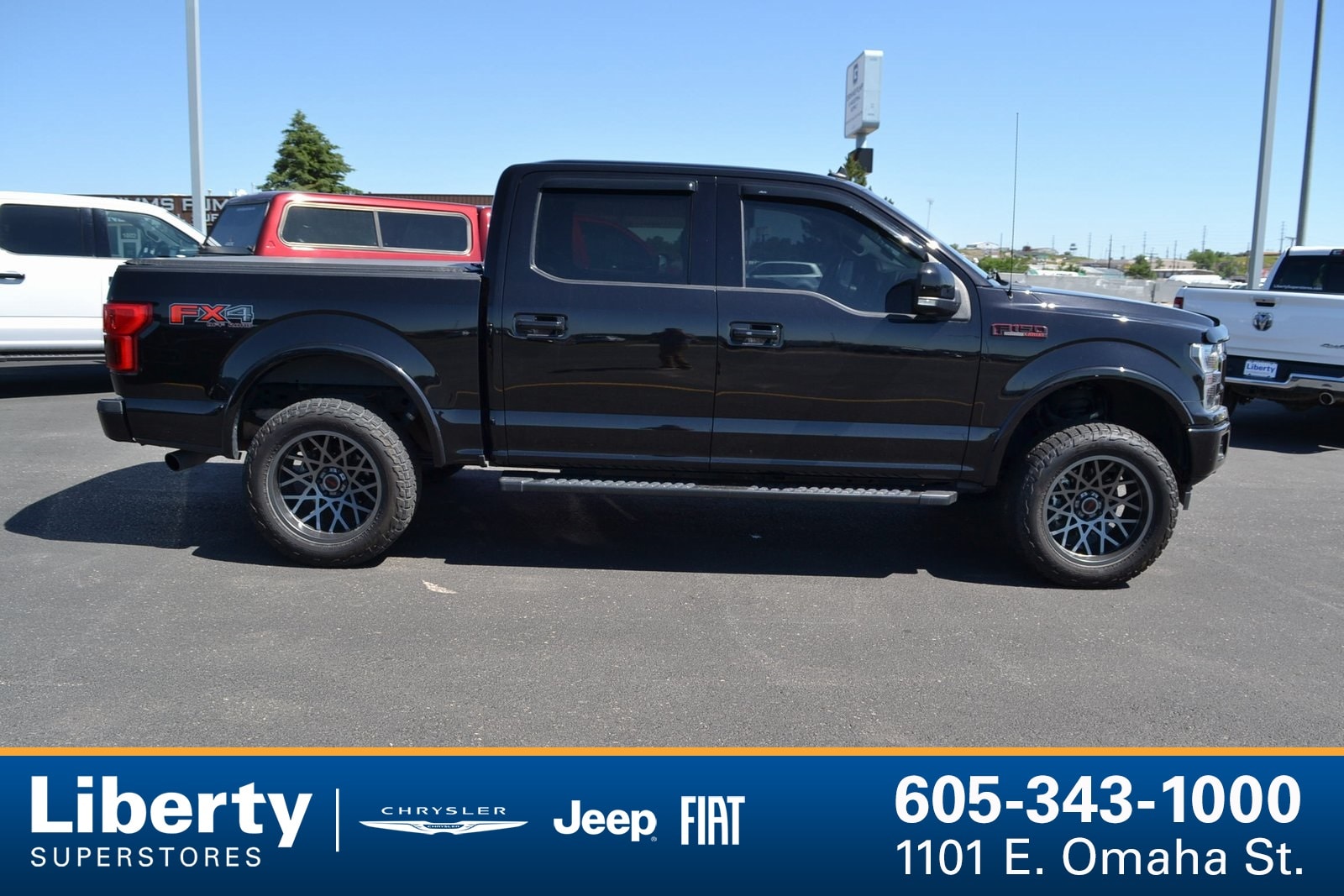 Used 2019 Ford F-150 Lariat with VIN 1FTEW1E48KFB28878 for sale in Rapid City, SD