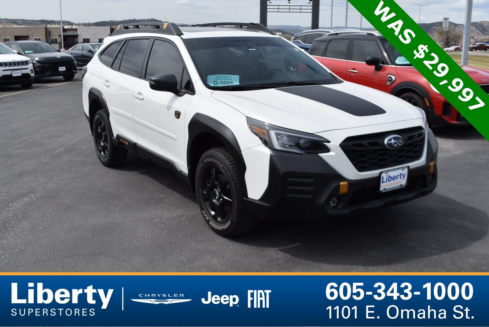 Used 2022 Subaru Outback Wilderness with VIN 4S4BTGUD4N3218210 for sale in Rapid City, SD