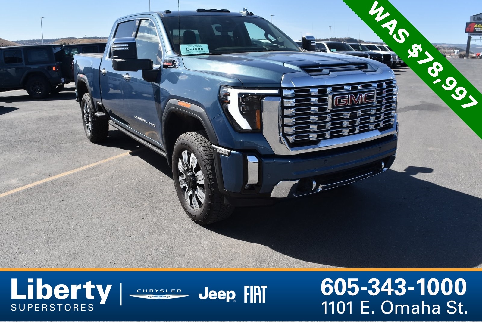 Used 2024 GMC Sierra 3500HD Denali with VIN 1GT49WEY2RF378422 for sale in Rapid City, SD