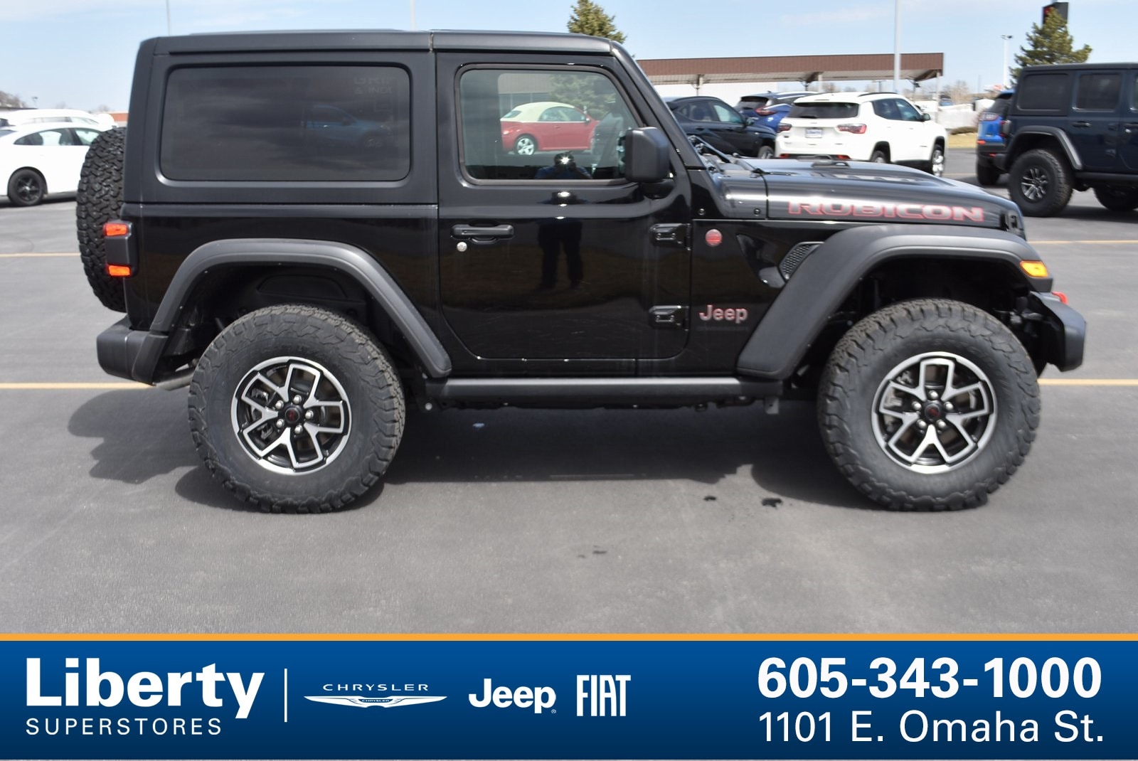 Used 2024 Jeep Wrangler 2-Door Rubicon with VIN 1C4PJXCG5RW300222 for sale in Rapid City, SD