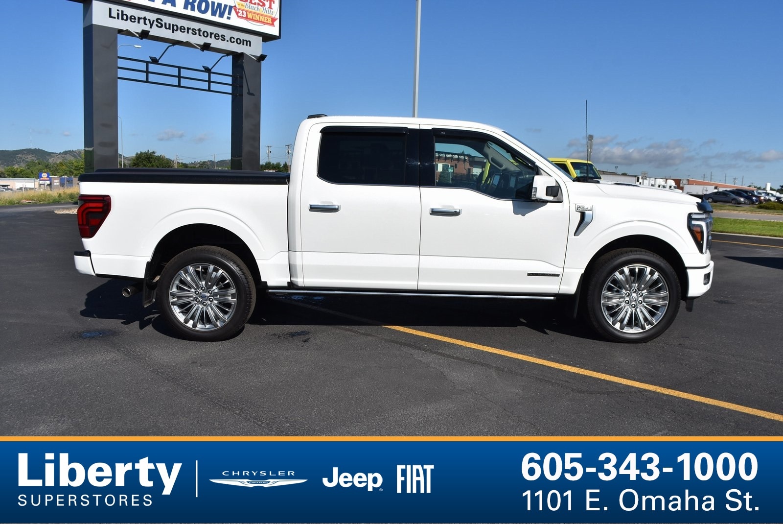 Used 2024 Ford F-150 Platinum with VIN 1FTFW7LD1RFA41585 for sale in Rapid City, SD