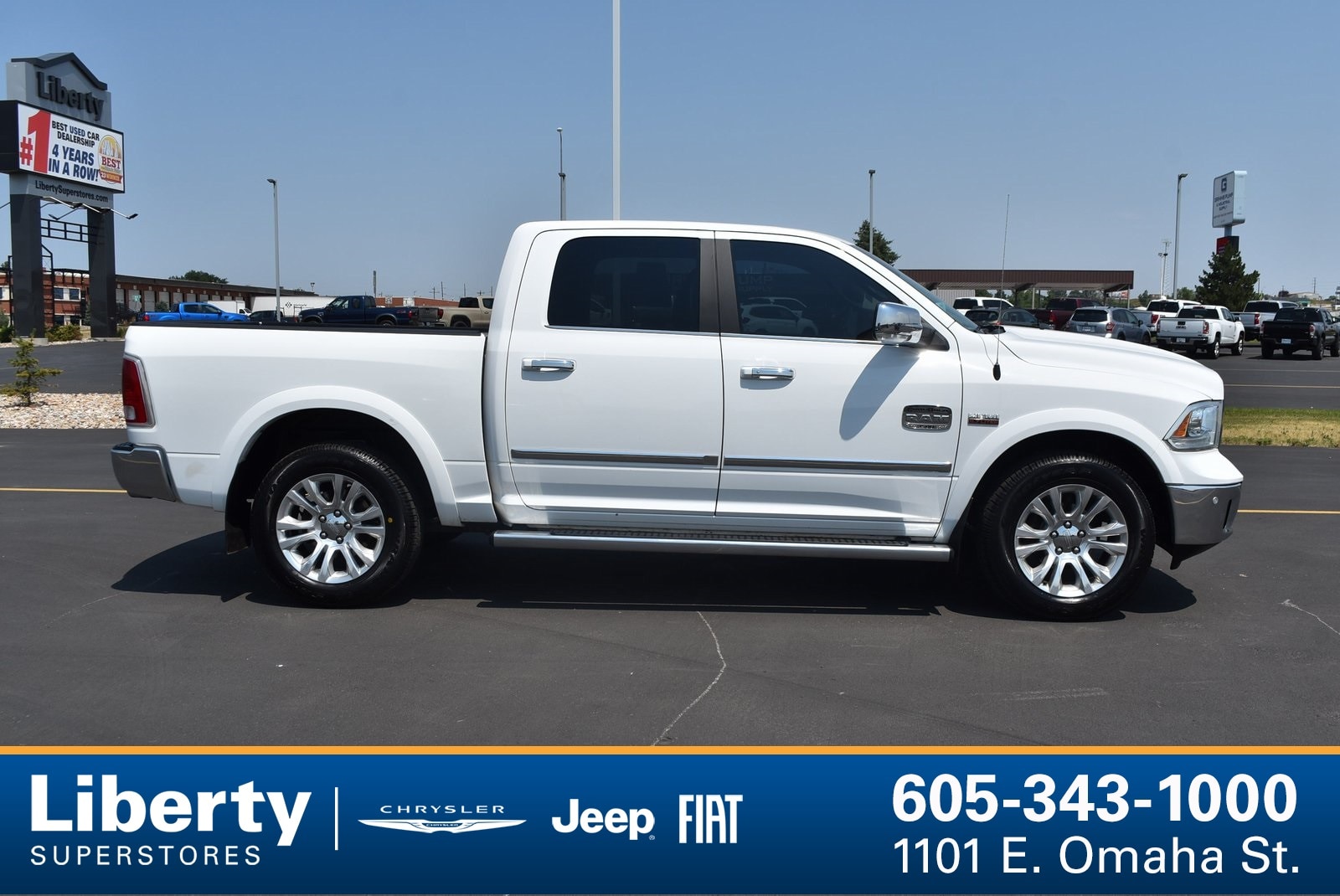 Used 2017 RAM Ram 1500 Pickup Laramie Longhorn with VIN 1C6RR7PT0HS698879 for sale in Rapid City, SD