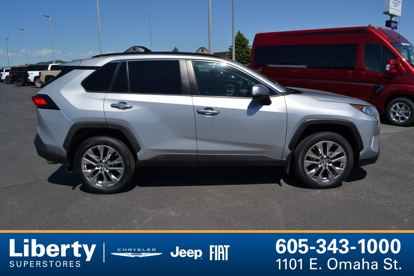 Used 2019 Toyota RAV4 Limited with VIN 2T3Y1RFV6KW042887 for sale in Rapid City, SD