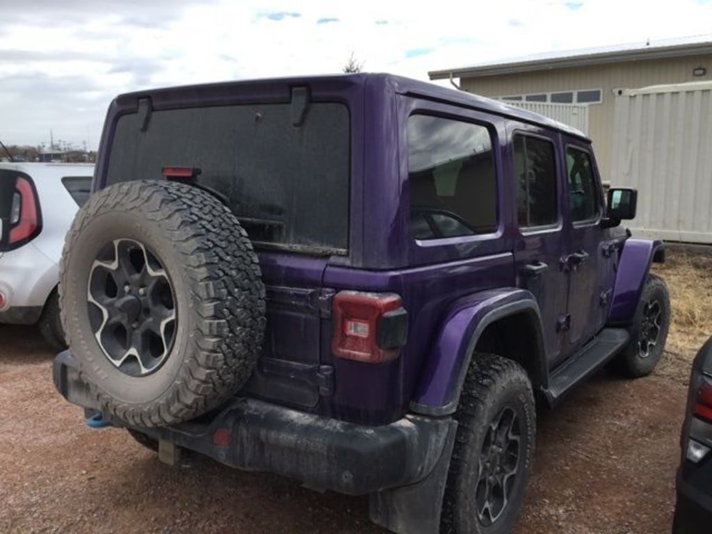 Used 2023 Jeep Wrangler 4xe Rubicon 4XE with VIN 1C4JJXR60PW537556 for sale in Rapid City, SD