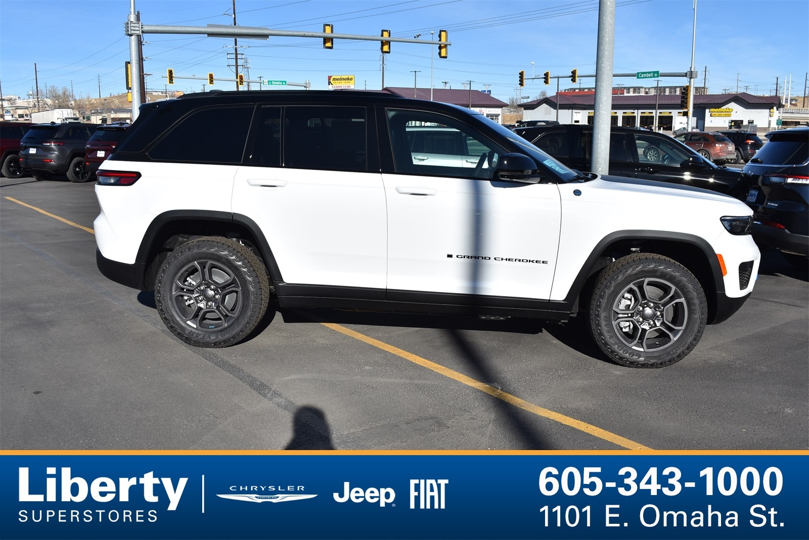 Used 2024 Jeep Grand Cherokee Trailhawk 4xe with VIN 1C4RJYC66R8505042 for sale in Rapid City, SD