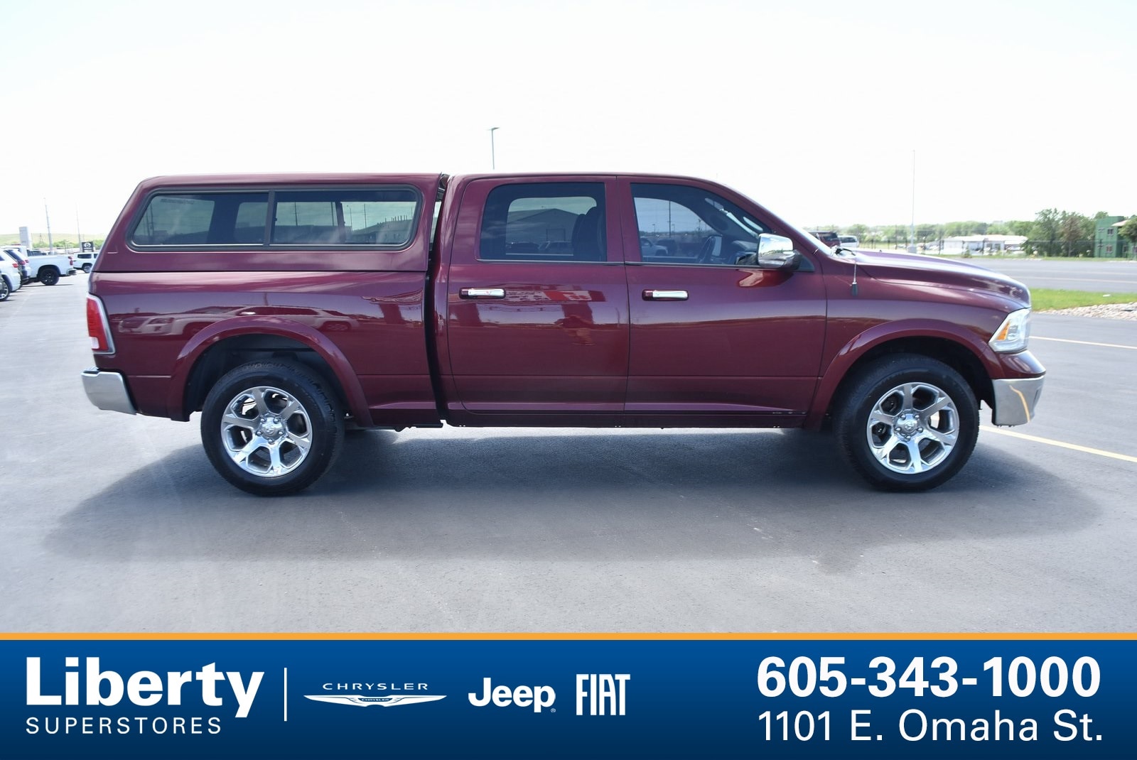 Used 2016 RAM Ram 1500 Pickup Laramie with VIN 1C6RR7VM0GS253505 for sale in Rapid City, SD